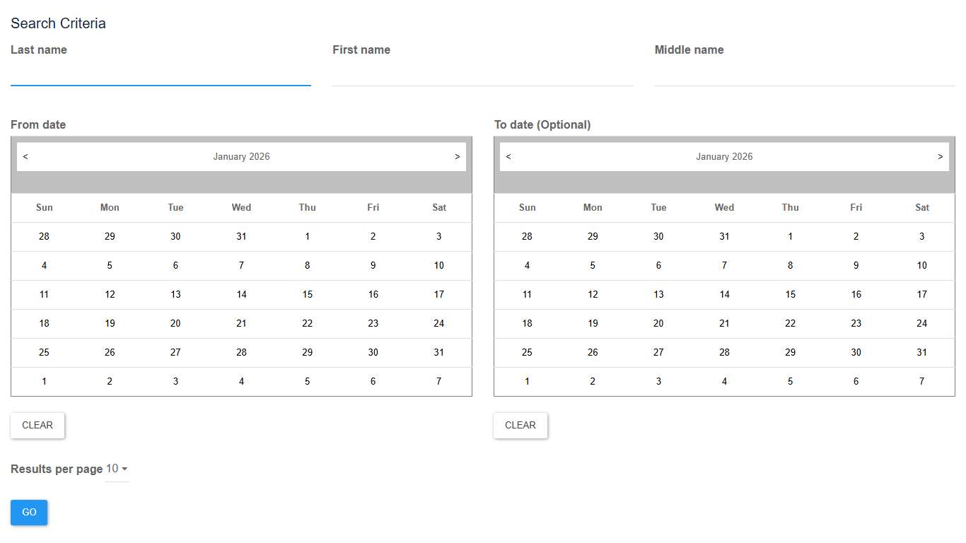 Pitt County NC -- Charges Inquiry Search